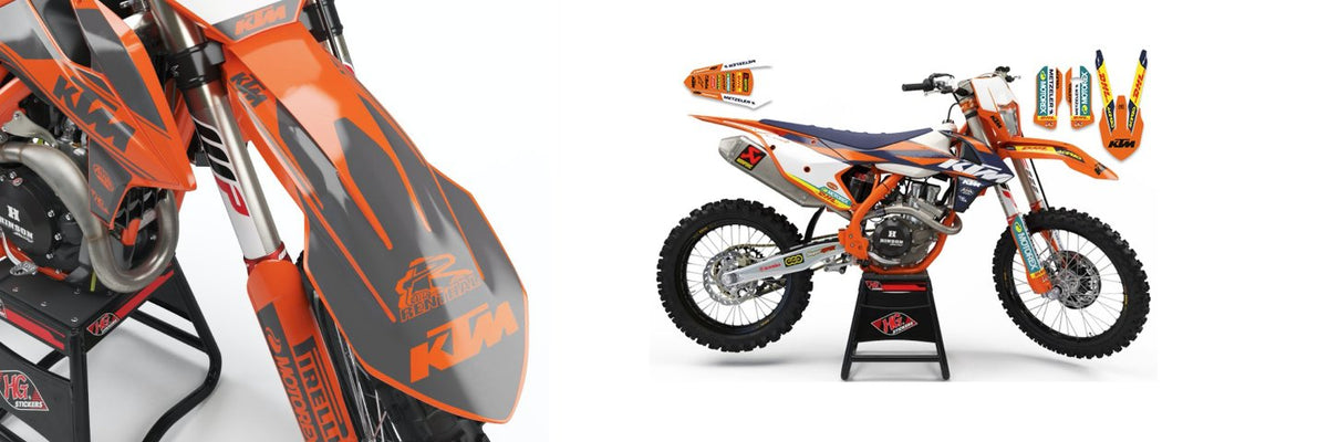 Grafiche Ktm - Replica Red Bull - Adesivi Motocross - Cmr design