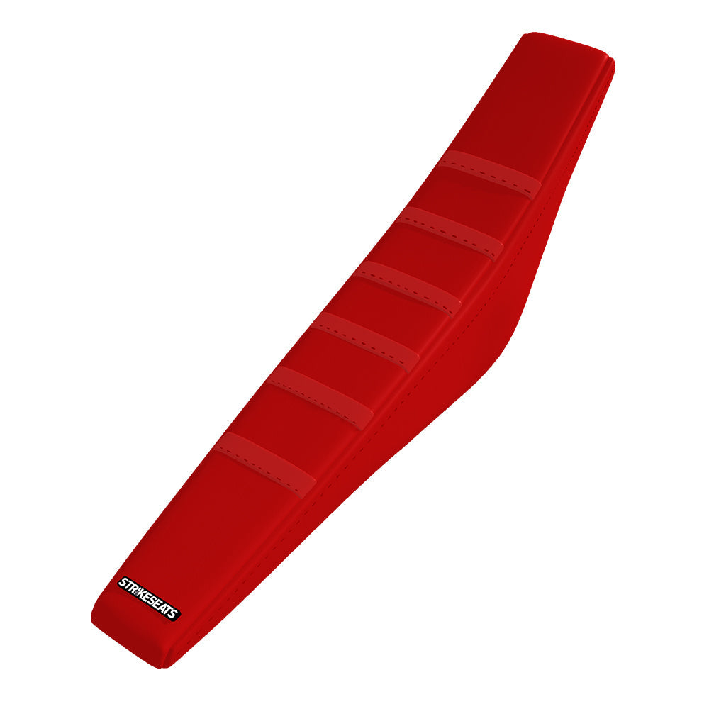Gas Gas MC125/MC250F/MC450F/EC250/EC300 21-23 /EX300/350 22-23 RED/RED/RED Gripper Ribbed Seat Cover-thumbmail-1