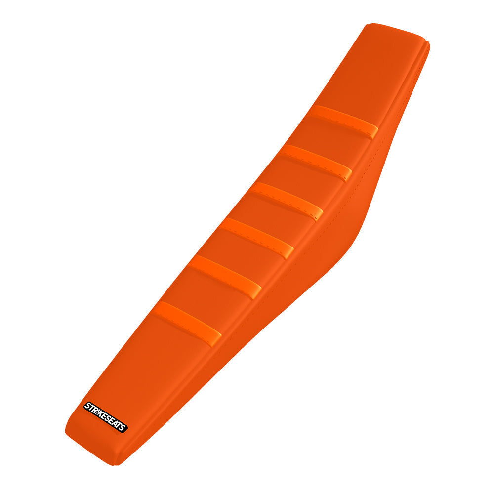 KTM 50SX 2024 ORANGE/ORANGE/ORANGE Gripper Ribbed Seat Cover-thumbmail-1