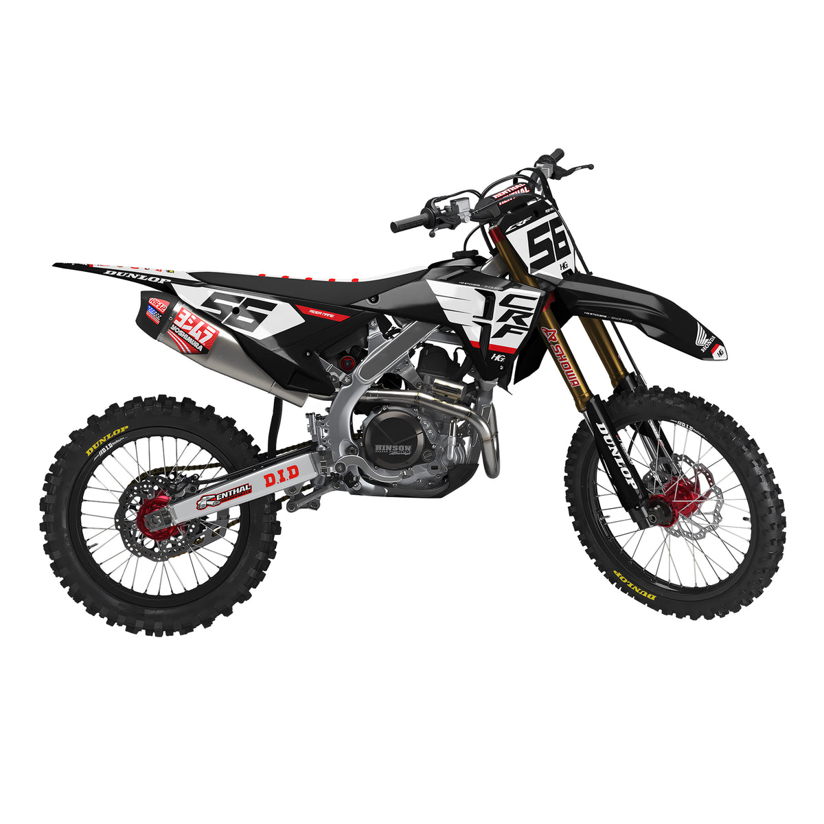 HONDA WINGS BLACK KIT (ALL YEARS)