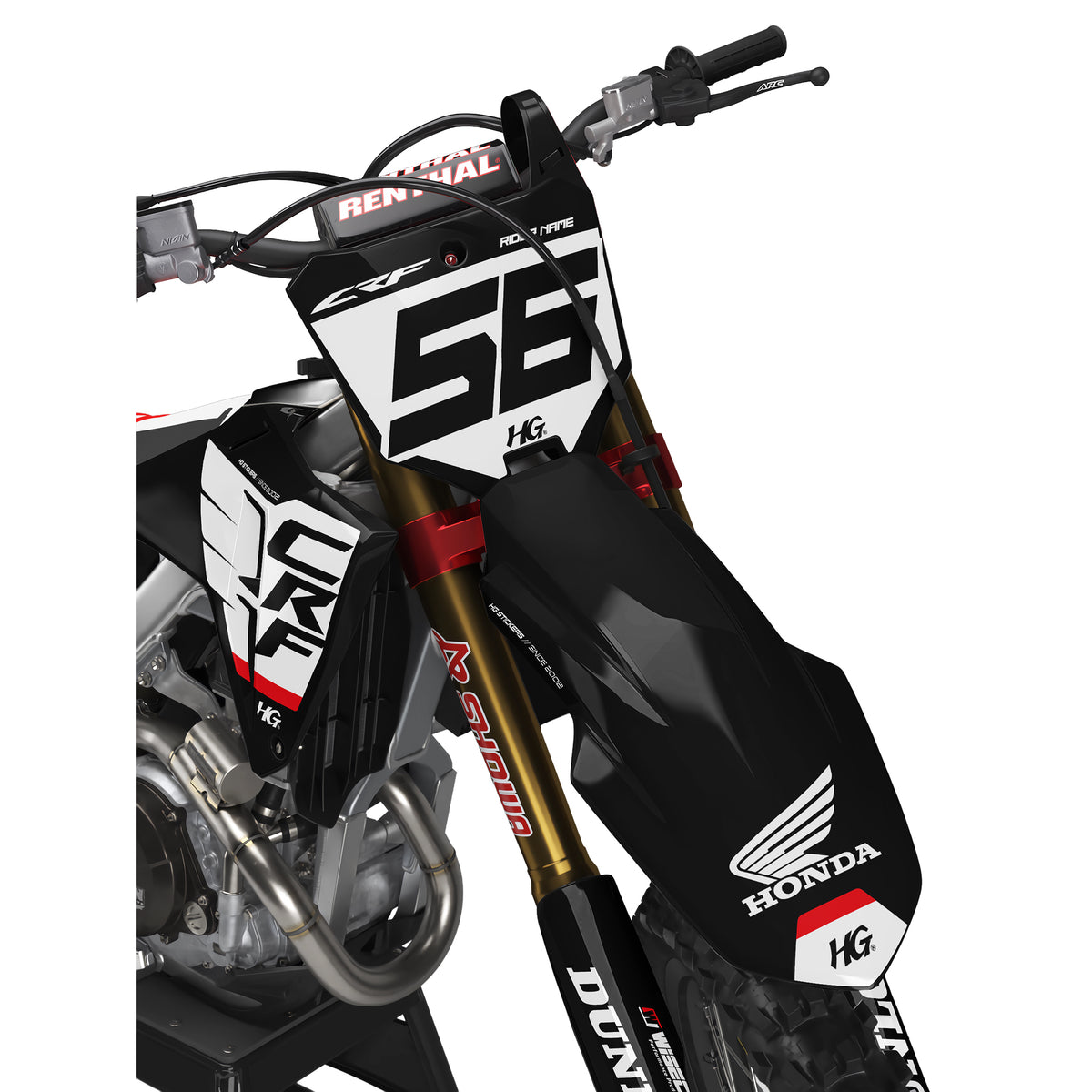 HONDA WINGS BLACK KIT (ALL YEARS)-thumbmail-2
