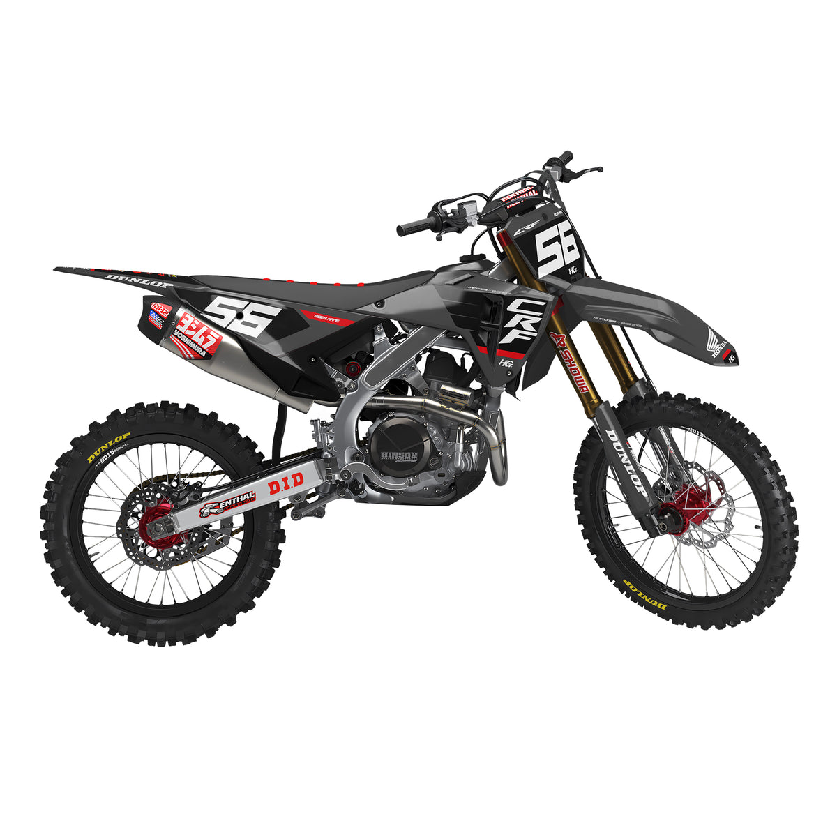 HONDA WINGS GREY KIT (ALL YEARS)