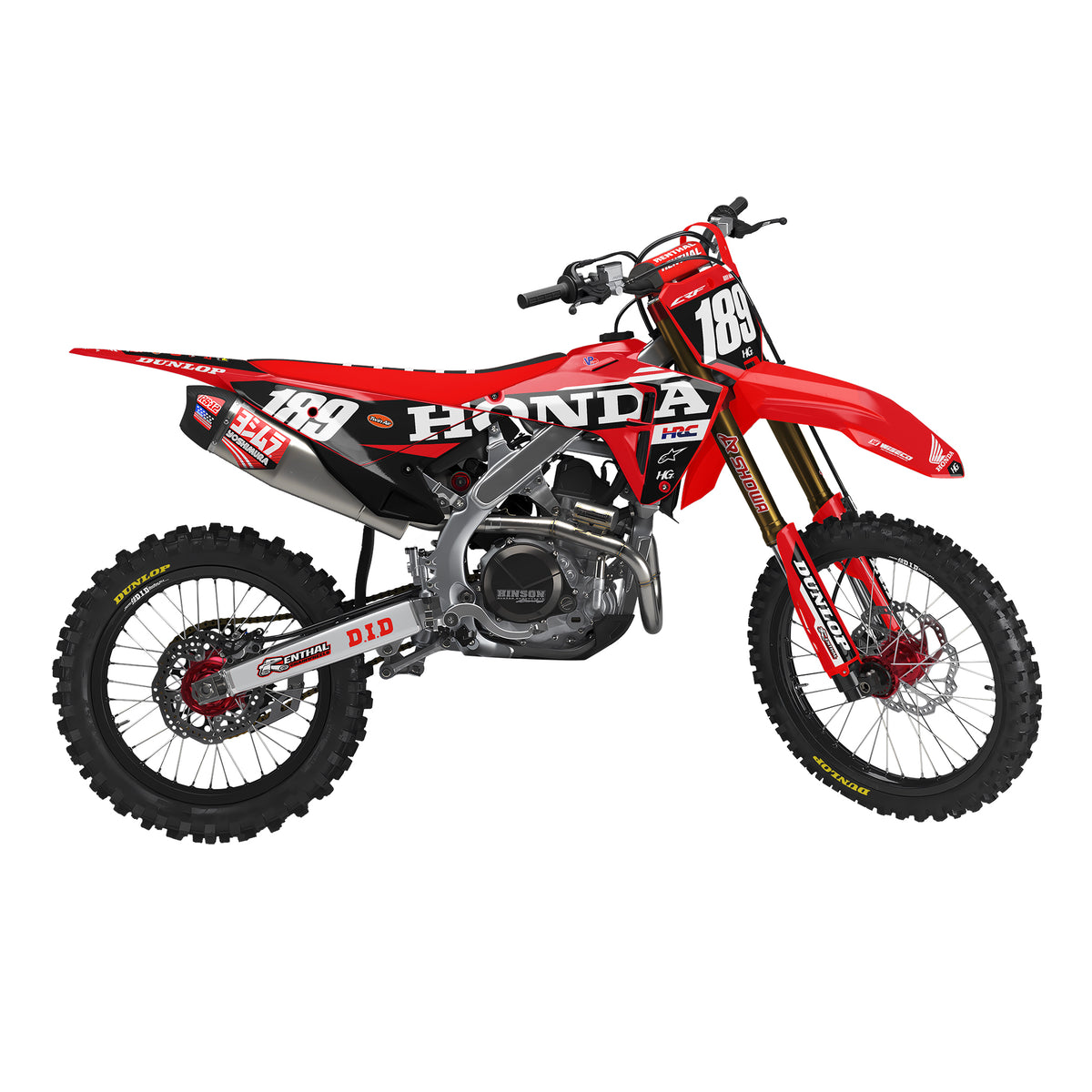 HONDA WORKS BLACK KIT (ALL YEARS)