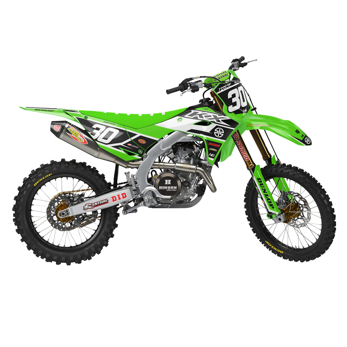 KAWASAKI FACTORY GREEN KIT (ALL YEARS)