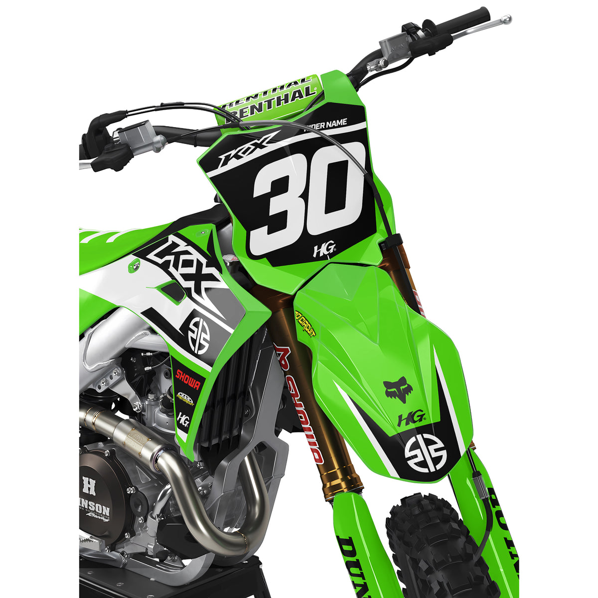 KAWASAKI FACTORY GREEN KIT (ALL YEARS)-thumbmail-2