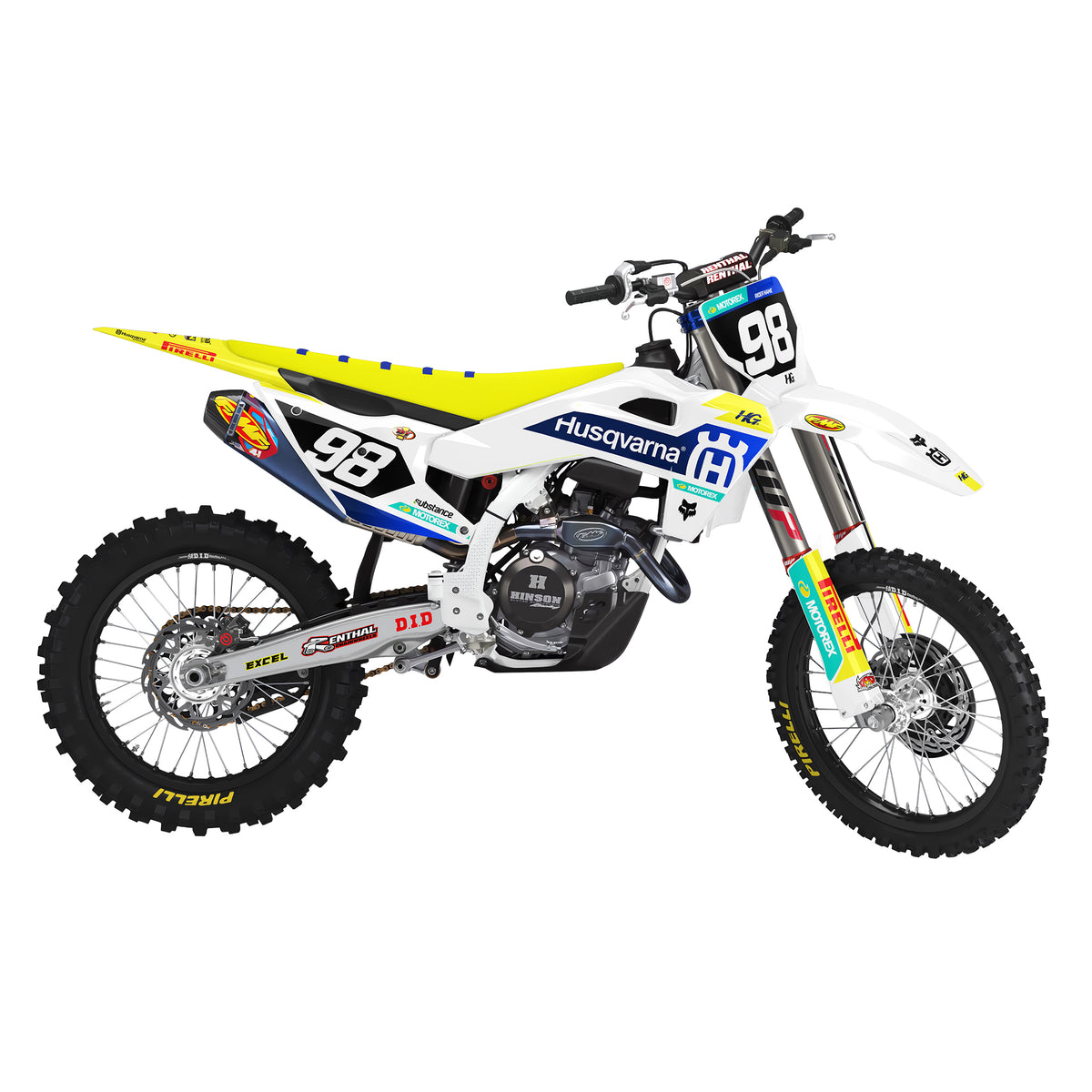 HUSQVARNA FACTORY YELLOW KIT (ALL YEARS)