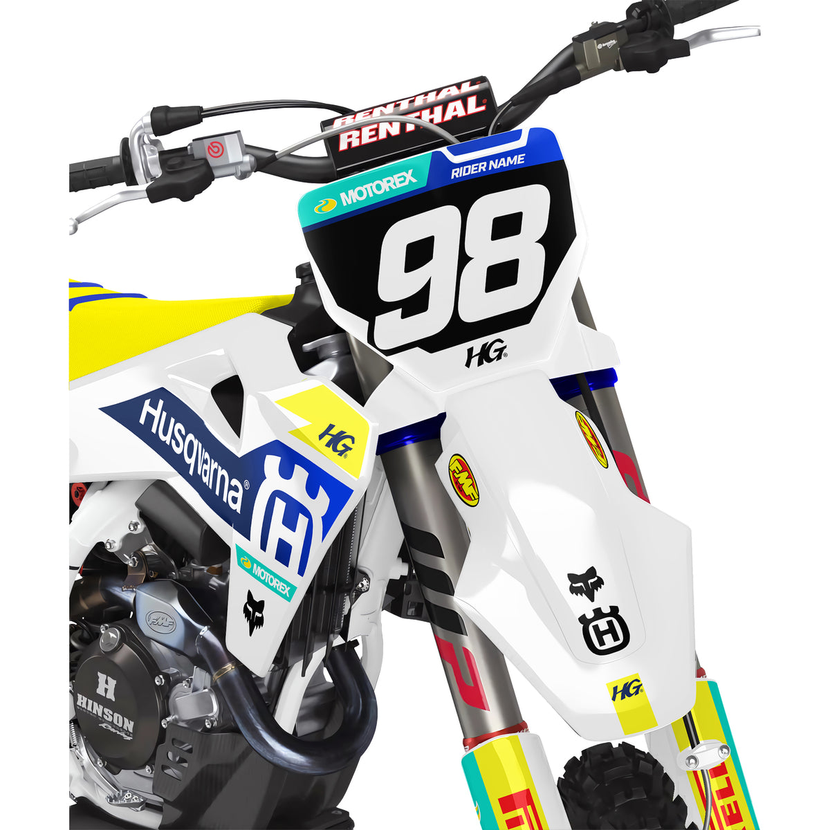HUSQVARNA FACTORY YELLOW KIT (ALL YEARS)-thumbmail-2