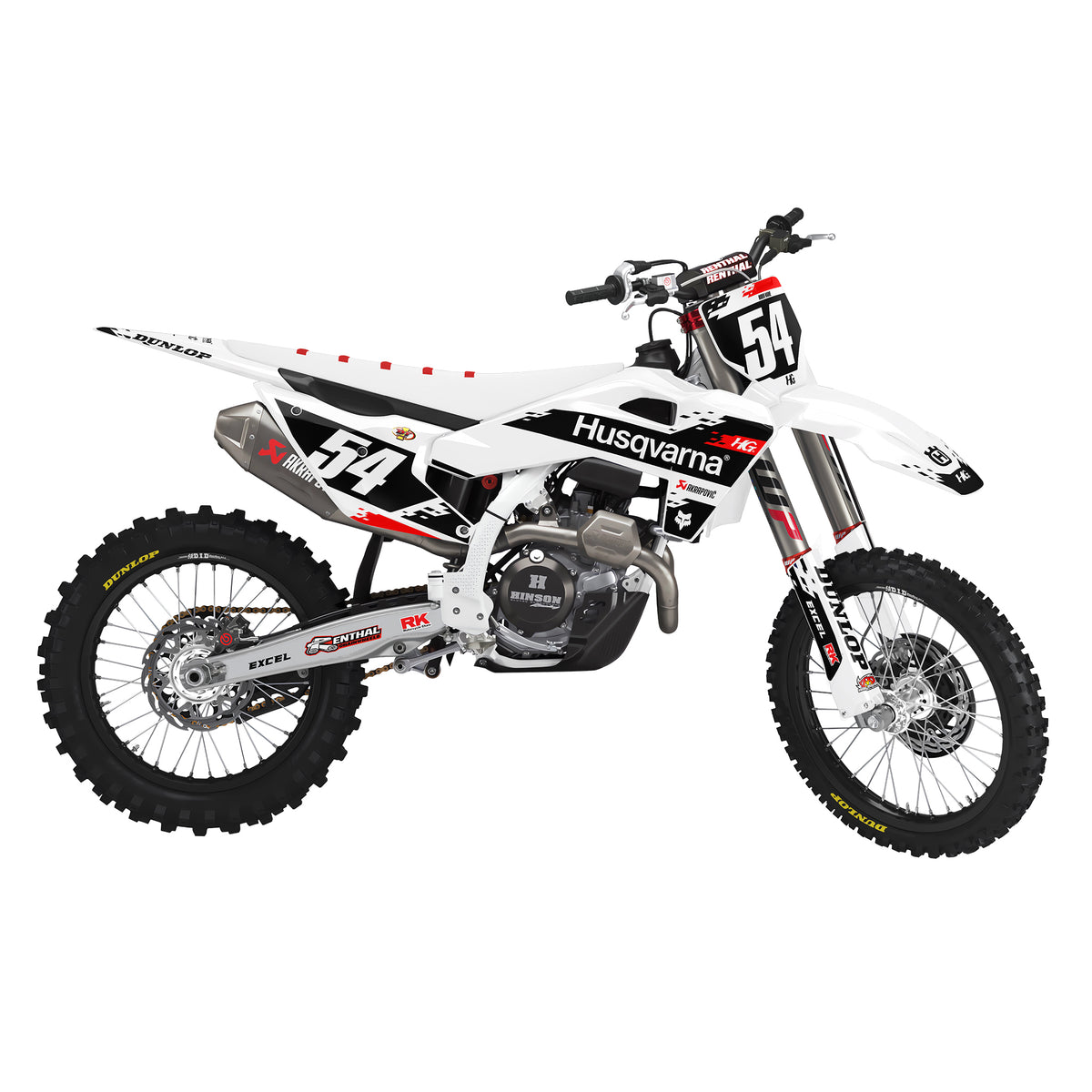 HUSQVARNA PIXEL WHITE KIT (ALL YEARS)