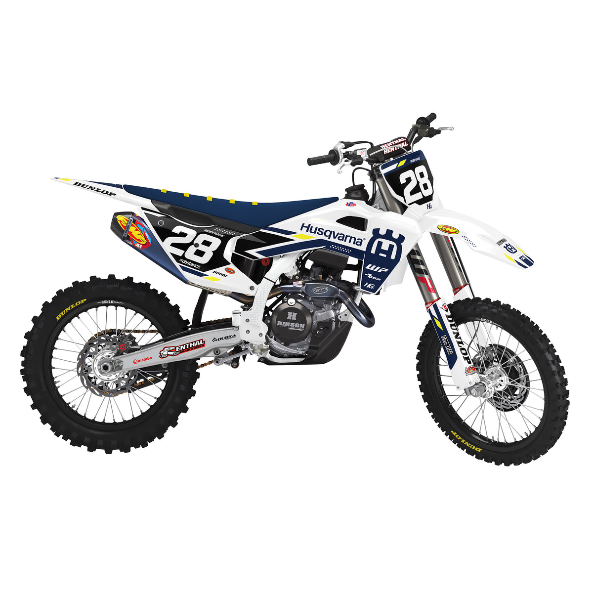HUSQVARNA RACER BLUE KIT (ALL YEARS)
