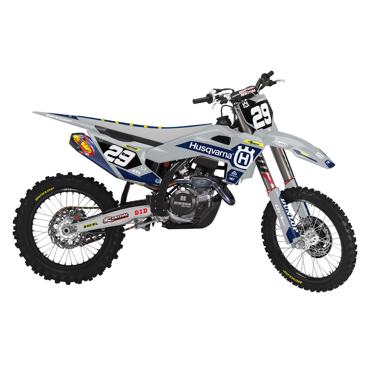 HUSQVARNA SHADOW GREY KIT (ALL YEARS)