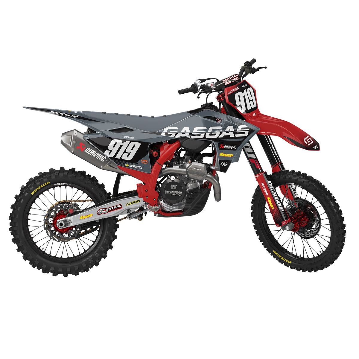 GASGAS OUTDOORS GREY KIT (ALL YEARS)