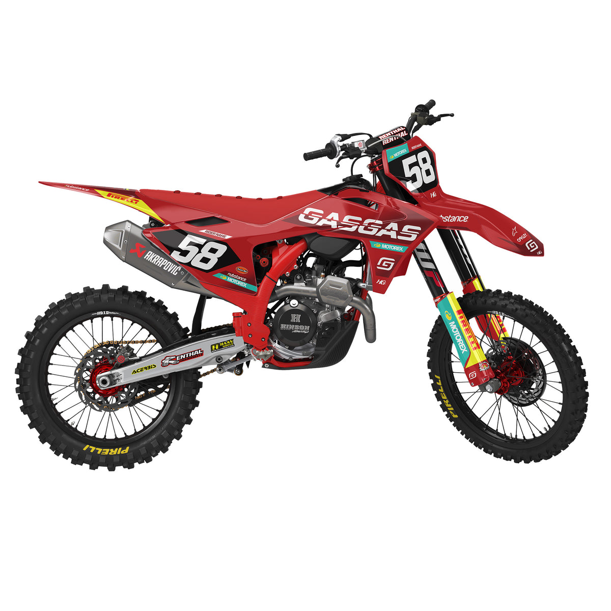 GASGAS FACTORY RED KIT (ALL YEARS)