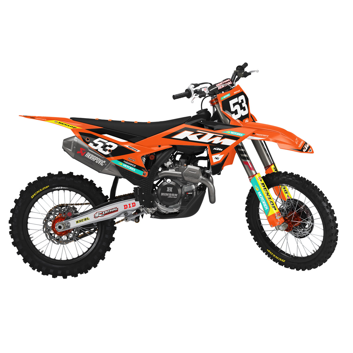 KTM FACTORY ORANGE KIT (ALL YEARS)