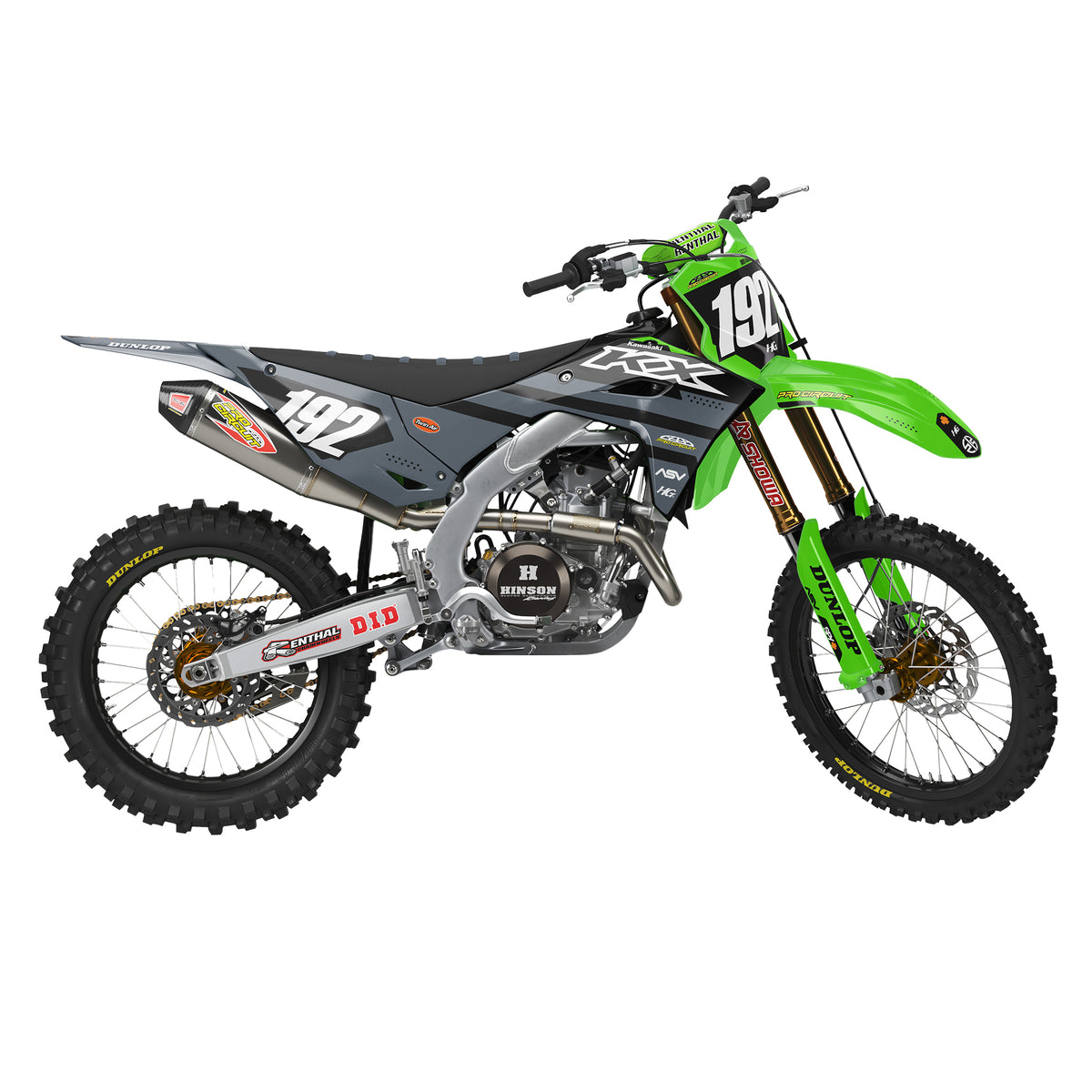 KAWASAKI PRIVATEER GREY KIT (ALL YEARS)
