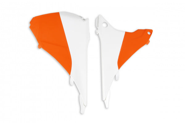 KTM EXC Airbox Cover - White-Orange - KT04054#999W