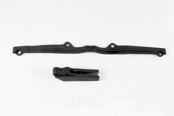 Kawasaki KX Chain Guide + Swingarm Chain Slider - Black - KA03792@001