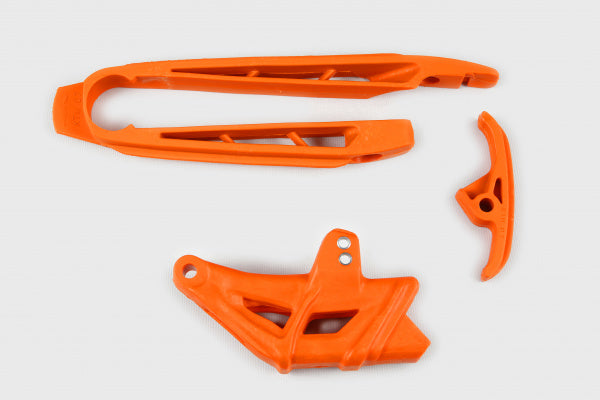 KTM EXC-F Chain Guide + Swingarm Chain Slider - Orange - KT04005@127