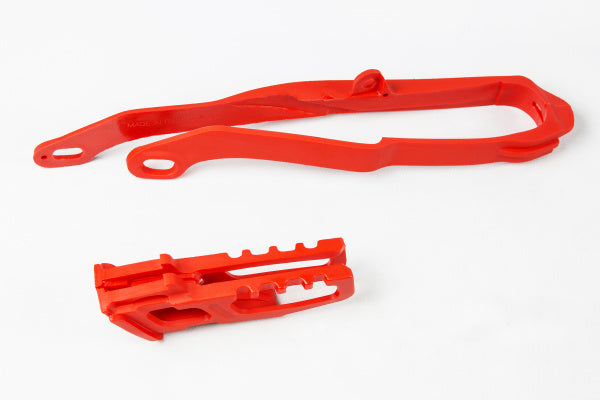 Honda CR Chain Guide + Swingarm Chain Slider - Red - HO04633@070