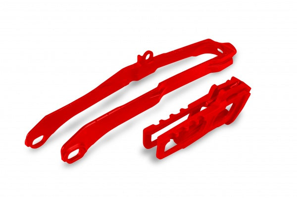 Honda CRF Chain Guide + Swingarm Chain Slider - Red - HO05611@070