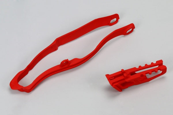 Honda CRF Chain Guide + Swingarm Chain Slider - Red - HO04665@070