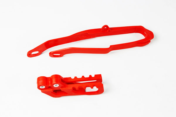 Honda CRF Chain Guide + Swingarm Chain Slider - Red - HO04631@070