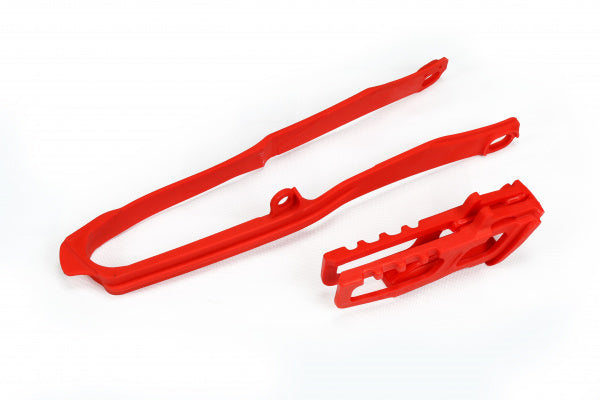 Honda CRF Chain Guide + Swingarm Chain Slider - Red - HO04690@070