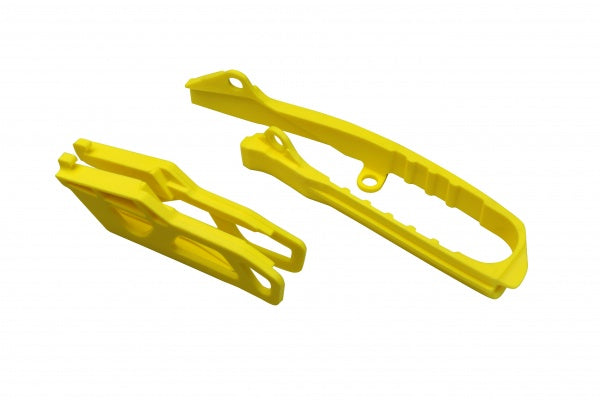 Suzuki RMZ Chain Guide + Swingarm Chain Slider - Yellow - SU04946@102