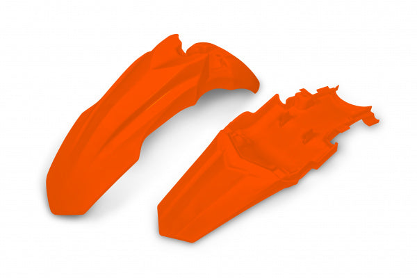 Honda CRF Fenders Kit - Neon Orange - HOFK124@FFLU