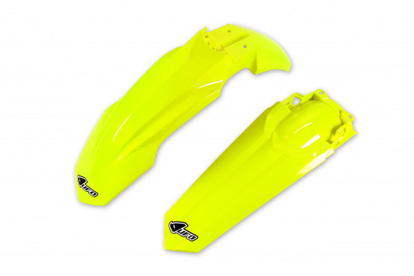 Honda CRF Fenders Kit - Neon Yellow - HOFK119@DFLU