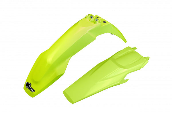 Husqvarna TE Fenders Kit - Neon Yellow - HUFK623@DFLU