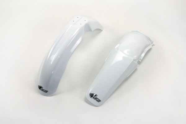 Honda CR Fenders Kit - White - HOFK101@041