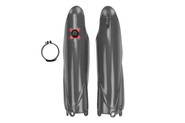Yamaha YZ Fork Slider Protectors + Quick Starter - Grey YZ - YA04822#090