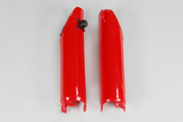 Honda CRF Fork Slider Protectors + Quick Starter - Red (070) - HO04610#070