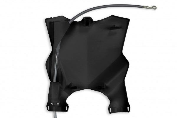 Kawasaki KXF Front Number Plate - Black (001) - KA04746#001