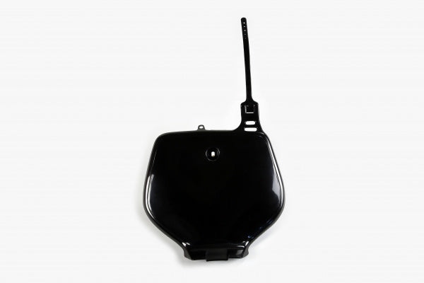 Yamaha YZ Front Number Plate - Black - YA02853#001