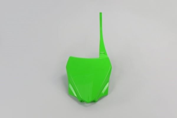 Kawasaki KX Front Number Plate - Green - KA04730#026