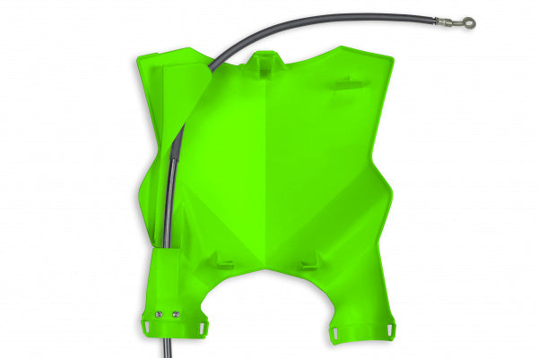 Kawasaki KXF Front Number Plate - Neon Green (AFLU) - KA04746#AFLU