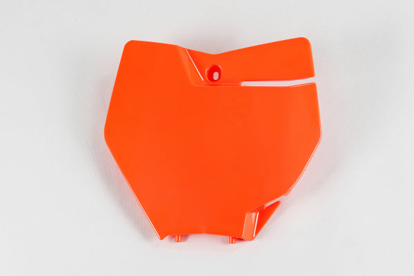 KTM SX Front Number Plate - Neon Orange - KT04063#FFLU