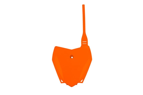Kawasaki KLX Front Number Plate - Neon Orange - KA04718#FFLU