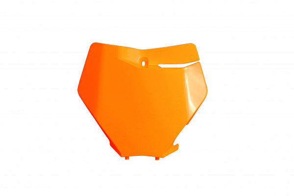 KTM SX-F Front Number Plate - Neon Orange - KT04094#FFLU