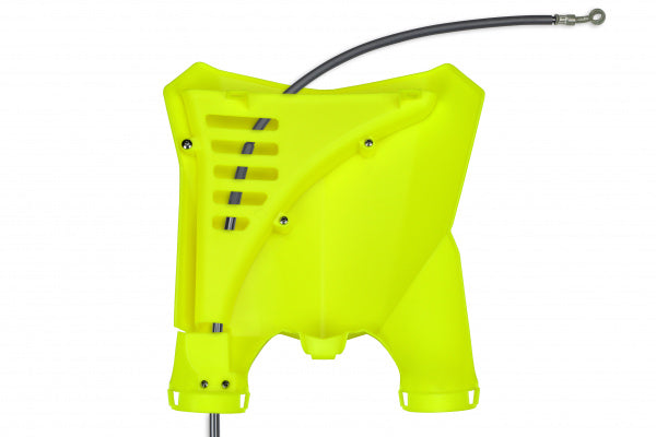 Honda CRF Front Number Plate - Neon Yellow (DFLU) - HO04679#DFLU