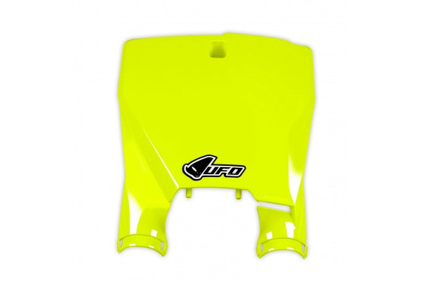 Husqvarna FC Front Number Plate - Neon Yellow (DFLU) - HU03373#DFLU