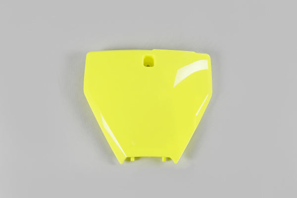 Husqvarna FC Front Number Plate - Neon Yellow - HU03367#DFLU
