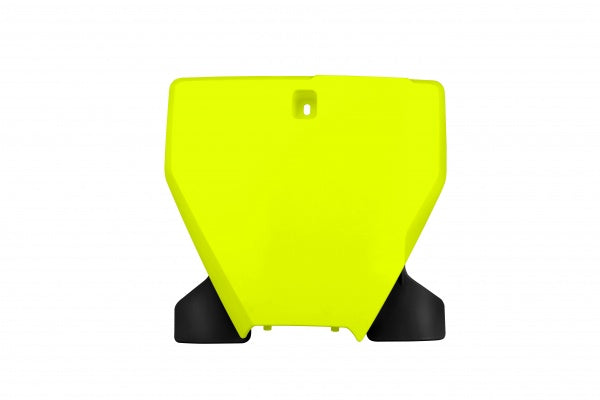 Husqvarna TC Front Number Plate - Neon Yellow - HU03395@DFLU