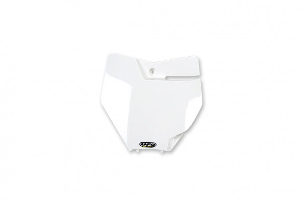 KTM SX-F Front Number Plate - White - KT04063#047
