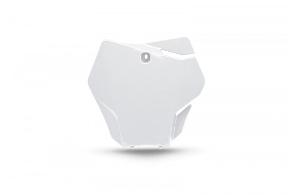 TM 250 Front Number Plate - White (041) - TM03116@041