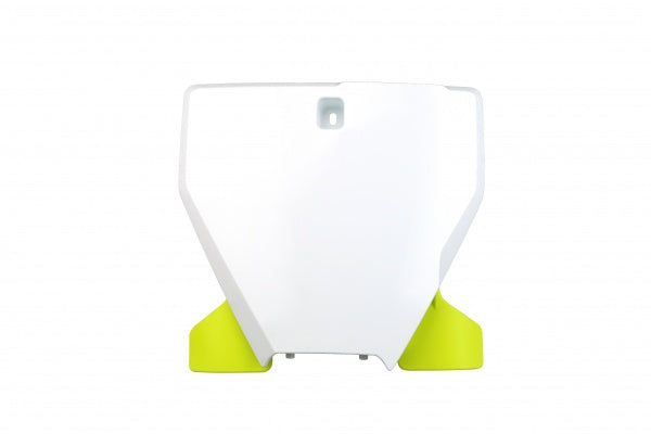 Husqvarna TC Front Number Plate - White - HU03395@041
