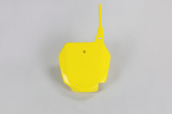 Suzuki RM Front Number Plate - Yellow (102) - SU03968#102