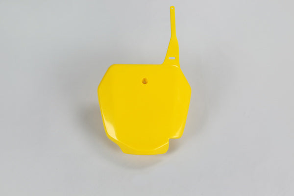 Suzuki RM Front Number Plate - Yellow - SU03968#101