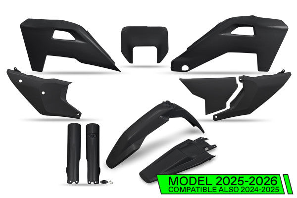 Husqvarna TE 300 Heritage Full Kit - Black - HUKIT631F@001